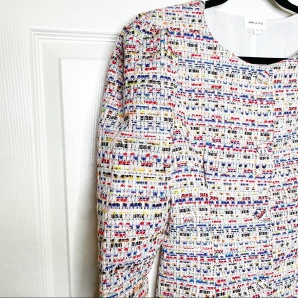 Song of Style Elmo Jacket Top in Rainbow Multi - Picture 4 of 12